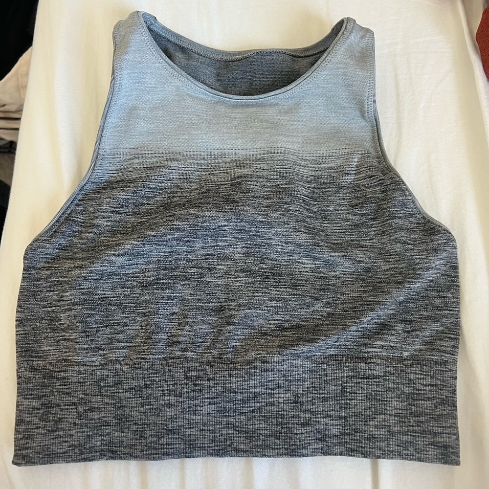 Lululemon gray workout top